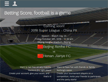 Tablet Screenshot of bettingscore.com
